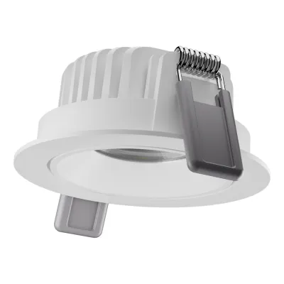 LEDVANCE LED-Einbaustrahler SP ADJ D83 P 8W ML 930 WT | 4-8W | 680lm | 3000K | schwenkbar | CRI90 | Aluminium weiß
