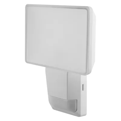 LEDVANCE LED-Außenstrahler ENDURA PRO FLOOD SENSOR 15W 4000K 1500lm | IP55 | Bewegungsmelder | weiß | Kunststoff