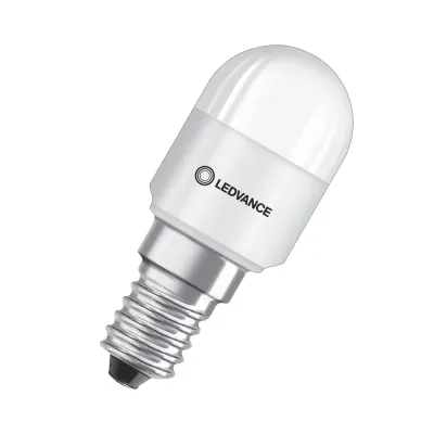 LEDVANCE LED Kühlschranklampe T26 2,3W 865 FR E14 | 200lm | 6500K tageslichtweiß | matt | 15.000h | IP20 | weiß