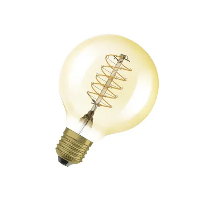 OSRAM LED Filament Globe 80 Vintage 1906LGL80D 7W/822 | E27 | dimmbar | 2200K warmweiß | 600lm | Glas | gold