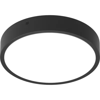 LEDVANCE LED Wand- & Deckenleuchte BLKH RD 300 P 17W CPS BK | 2270lm | IP65 IK10 | 3000/4000K | Ø312mm | schwarz