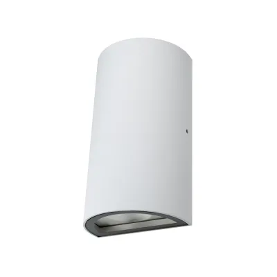 LEDVANCE LED Außenwandleuchte ENDURA STYLE UpDown 12W | 700lm | 3000K Warmweiß | Aluminium IP44 | weiß