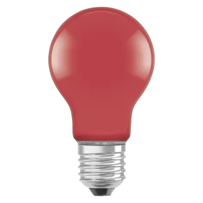 OSRAM LED-Lampe E27 STCLASA15300G2.53000 | 2,5W | rot | Filament | matt | 45lm | A60 Birnenform | 15000h | nicht dimmbar