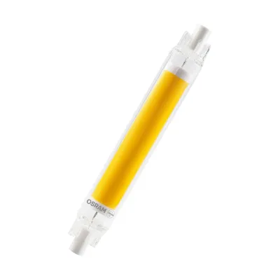LEDVANCE LED Röhrenlampe R7s 118mm | 8W | 806lm | 2700K warmweiß | 300° Abstrahlwinkel | klar | Art.-Nr. 4058075840485