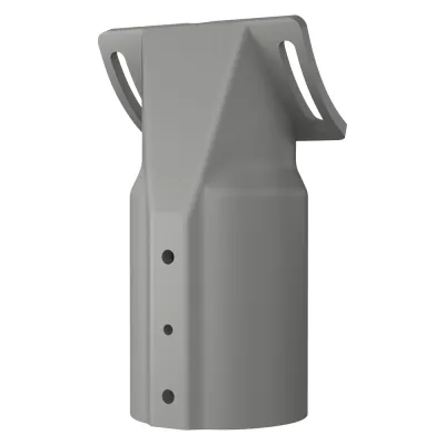 LEDVANCE Mastadapter SL FLEX SPIGOT 76MM WAL | Mastaufsatz 76 mm | Aluminium | Befestigungssatz | weiß