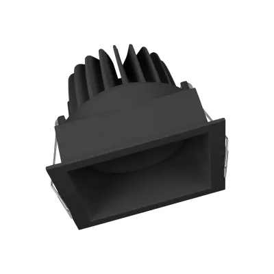 LEDVANCE Osram LED-Deckeneinbaustrahler LB22 SP Square DK ADJ 8W 650lm 3000K BK