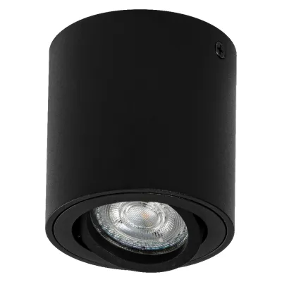 LEDVANCE Spot Surface Round #4058075758629 | LED-Deckenleuchte GU10 | schwarz | Aufbauleuchte Aluminium | IP20 | 95x80mm