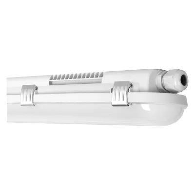 LEDVANCE LED-Feuchtraumleuchte DPEL1500P46W840IP65 | 1,5m | 46W | 6400lm | 4000K Neutralweiß | Notlicht | IP65 | grau