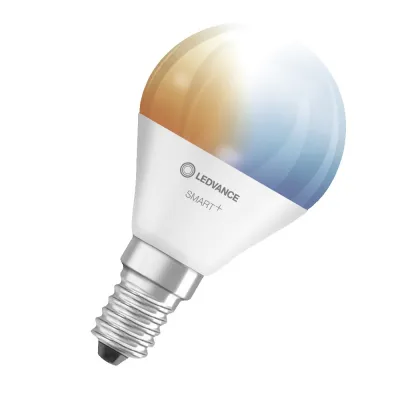 LEDVANCE SMART+ WiFi LED Tunable White Tropfen 5W 470lm 2700-6500K E14