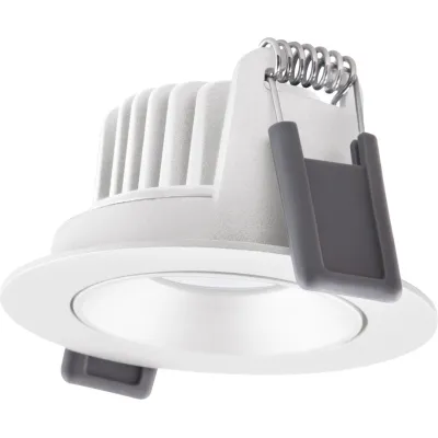 LEDVANCE LED-Einbaustrahler SP ADJ P 8W 940 PS DIM IP20 | LED-Spot 8W 720lm 4000K CRI90 | schwenkbar | Aluminium weiß