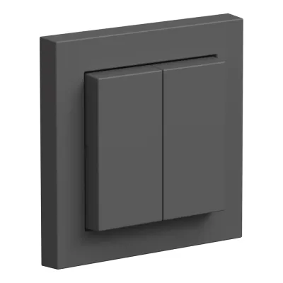 LEDVANCE Zigbee Schalter SWITCH KINETIC DIRECT 4B GR ZB | Energiegewinnung | Funk-Lichtschalter | grau | matt | 81mm