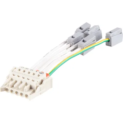 LEDVANCE End-Einspeisung TRUSYS UNIV FEED IN 5P | Einspeiser 5-polig | Verbinder Lichtbandsystem | weiß | 156x42x15 mm