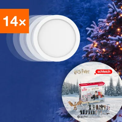 LEDVANCE Downlight XMAS KIT 14xDL UNIV D200 | 18W | 3000/4000K | 2420lm | Weiß
