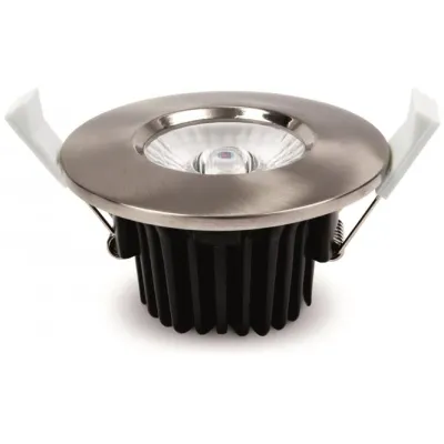 LEDXON 7008066 Einbaustr 90mm 40° 230V Nickel gebür dim