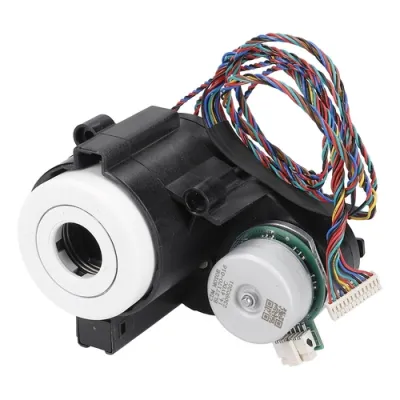 Left Mopping Motor Assembly (White)