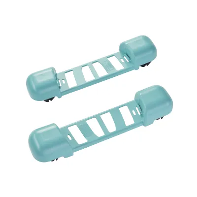 Leifheit Rollwagen Clean Twist Ergo 52103 | Bodenwischer Zubehör | 360° Rollen | 42,2x17x21,2 cm | Kunststoff | Türkis