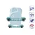Bild: Leifheit Rollwagen Clean Twist Ergo 52103 | Bodenwischer Zubehör | 360° Rollen | 42,2x17x21,2 cm | Kunststoff | Türkis