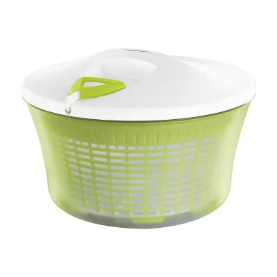 Leifheit Salatschleuder ComfortLine 23200 | Salattrockner 5,5L | Kunststoff | spülmaschinengeeignet | grün/weiß