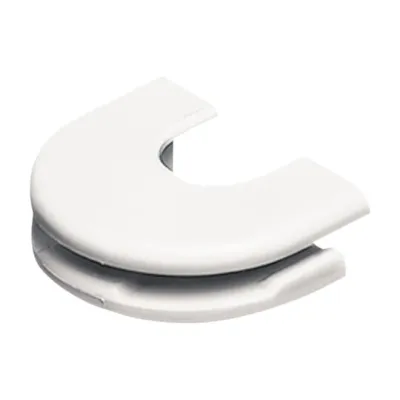 Busch-Jaeger Leitungseinführung 2088-214 | Reflex SI | Aufputz-Gehäuse | offen | Desmopan | alpinweiß RAL 9010