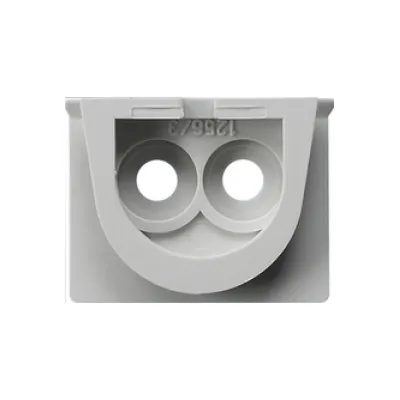 GIRA Kabeleinführung 2-fach 001230 | Aufputz | IP44 | Zwillingseinführung | für Leitungen 6-13 mm | grau