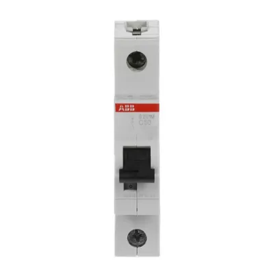 ABB Leitungsschutzschalter S201M-C50 | 1-polig | C-Charakteristik | 50A | 230V AC | 10kA | IP20 | System pro M compact