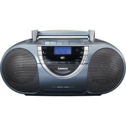 Lenco DAB+Radio/CD/Kassette MP3 Boombox SCD-6800GY Grey