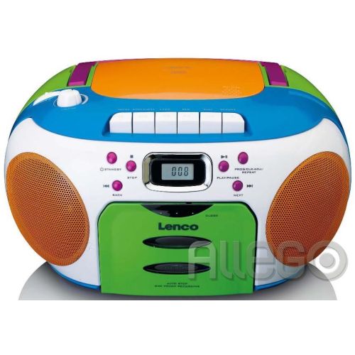 Bild: Lenco Radio/CD/Kassetten-Player Kopfhöreranschl SCD-971 Kids