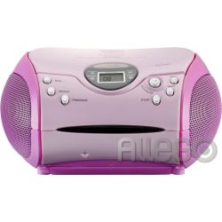 Lenco SCD-24 pink CD-Radio (o. MP3)