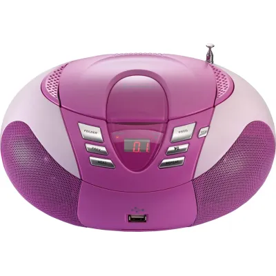 Lenco SCD-37USB pink CD-Radio UKW