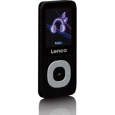 LENCO MP3-Player Xemio-659GY | 4 GB Speicher | 1,8" TFT LCD | Micro SD bis 64 GB | USB | Musik & Video | Grau