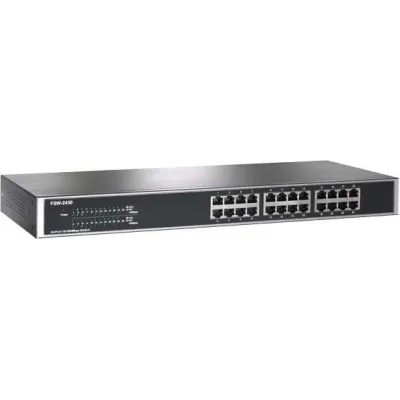 LevelOne Switch FSW-1650 | 16-Port Fast Ethernet 10/100Mbps | 19" Rackmount | Metallgehäuse | Plug & Play | lüfterlos