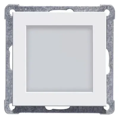 PEHA LED-Lichtsignal D 20.490.02 LED/2 | Unterputz | 42x42 mm | grüne LED | beschriftbar | IP20 | reinweiß