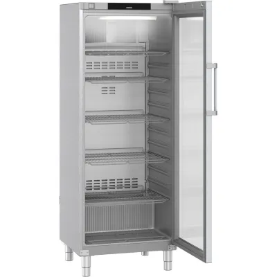 Liebherr Gastro Kühlschrank FRFCvg 6511-20 | Umluftkühlung | 688L | Glastür | Edelstahl | –2°C bis +15°C