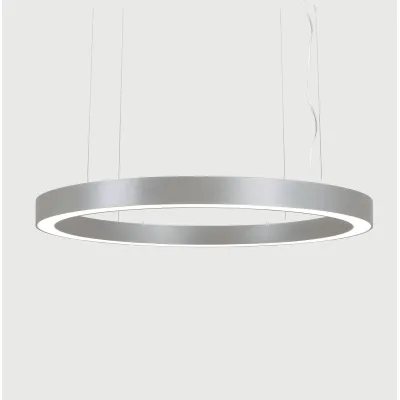 Lightnet LED-Pendelleuchte RG3OSL-830H-D1200-K | 3000K Warmweiß | DALI dimmbar | Aluminium Silber | Ø1200mm