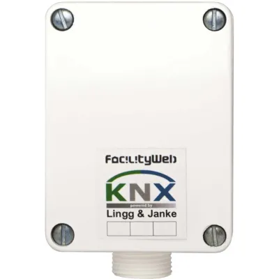 Lingg&Janke KNX Anlegefühler ANF99-FW / 87130 | Temperatursensor für Rohrmontage | -55 bis +125 °C | IP65 | weiß