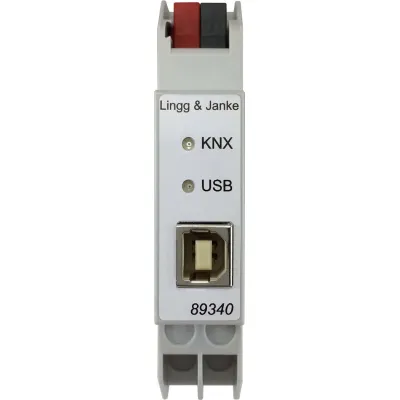 Lingg&Janke KNX USB-Schnittstelle COMUSB-REG-1 89340 | Bidirektional | REG-Montage | 1 TE | LED | IP20