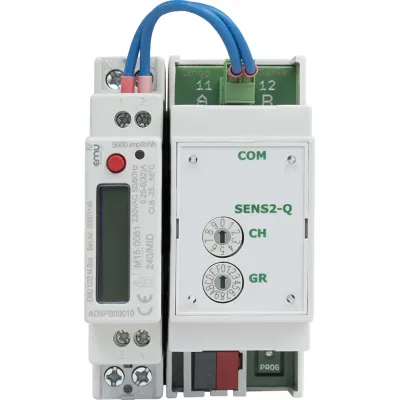 Lingg&Janke KNX Energiezähler 87763 | 1-phasig | 5/32A | digital | Direktmessung | REG | 3TE | MID-konform