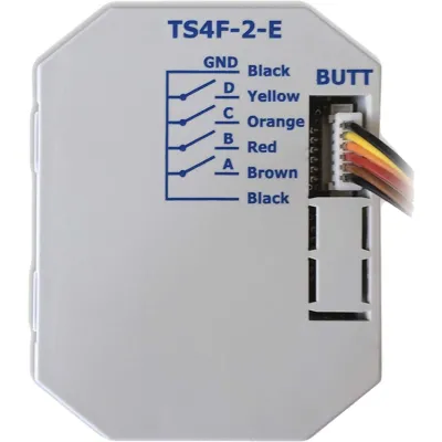 Lingg&Janke KNX Tasterschnittstelle 79880 TS4F-2-E | 4 Eingänge | Unterputz | Busankopplung