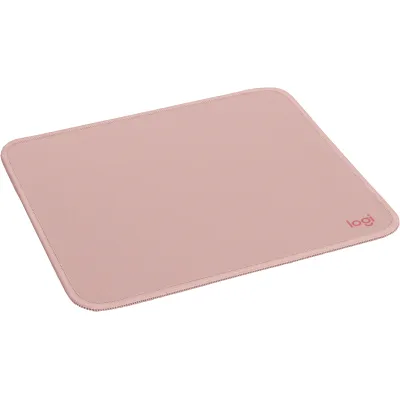 Logitech Mousepad Studio Series | Schreibtischunterlage 23x20 cm | Rutschfest | Spritzwassergeschützt | Dunkles Rosa