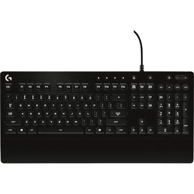 Logitech G Gaming Tastatur G213 Prodigy 920-008087 | RGB-Beleuchtung | DE-Layout | Spritzwasserschutz | Schwarz