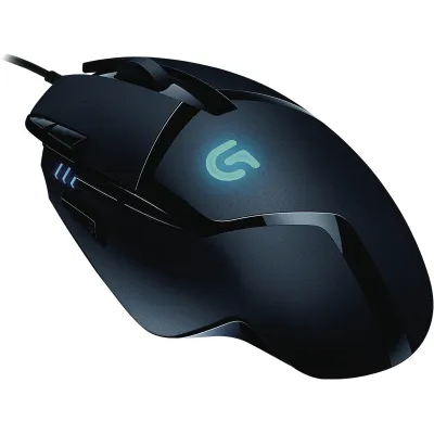 Logitech Gaming Maus G402 Hyperion Fury 910-004067 | FPS Gaming | 4000 DPI | 8 programmierbare Tasten | USB | Schwarz