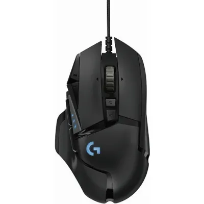 Logitech Gaming-Maus G502 HERO | kabelgebunden | 16.000 DPI | 11 Tasten | RGB | Gewichtstuning | schwarz
