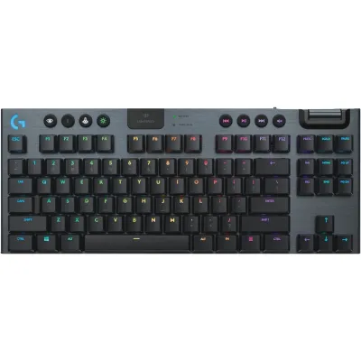 Logitech Gaming-Tastatur G915 TKL GL Tactile | kabellos | mechanisch | RGB | Bluetooth | deutsches Layout | schwarz