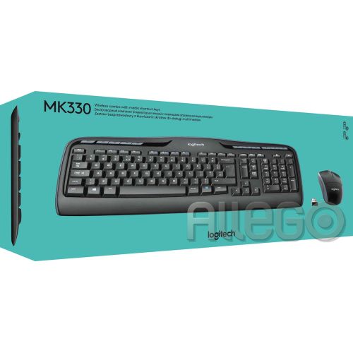 Bild: Logitech MK-330 Tastatur/Maus USB Wireless Opt.
