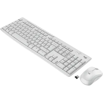 Logitech Tastatur-Maus-Set MK295 Silent Wireless 920-009819 | kabellos | QWERTZ DE | SilentTouch | weiß