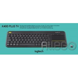 Logitech Tastatur K400 Plus, Wireless, Touch