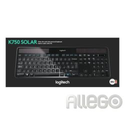Logitech Tastatur K750, USB, Wireless, Solar