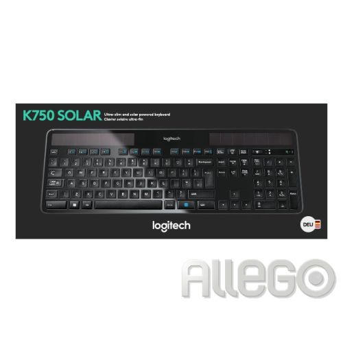 Bild: Logitech Tastatur K750, USB, Wireless, Solar