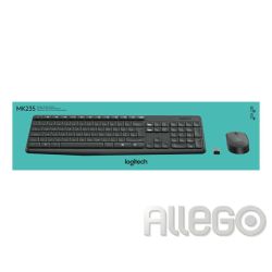 Logitech Tastatur/Maus MK235, Wirekess, Optisch