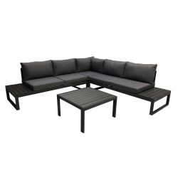 Lounge-Set, Aluminium anthrazit